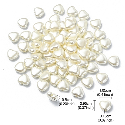 ABS Plastic Imitation Pearl Beads OACR-YW0001-85A-1