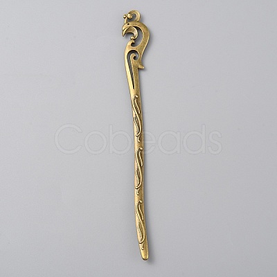 Alloy Phoenix Hair Sticks LS-MRMJ-WH0077-100L-AB-1