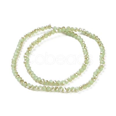 Electroplate Glass Beads Strands EGLA-A034-J4mm-K02-1