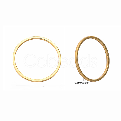 Ion Plating(IP) 304 Stainless Steel Linking Ring STAS-S079-13-B05-NF-1