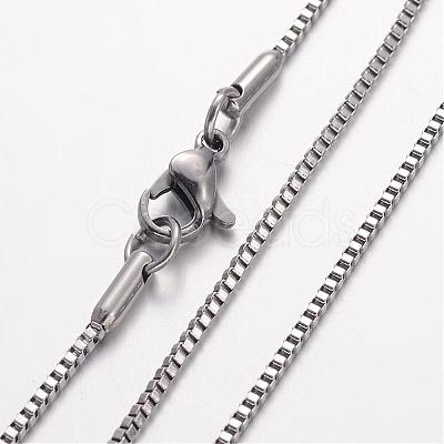 Non-Tarnish 304 Stainless Steel Necklace MAK-K004-01P-1