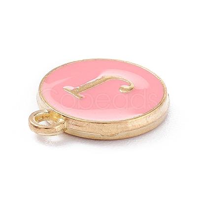 Golden Plated Alloy Enamel Charms X-ENAM-Q437-14J-1