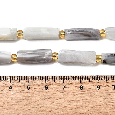 Natural Botswana Agate Beads Strands G-D353-A11-1