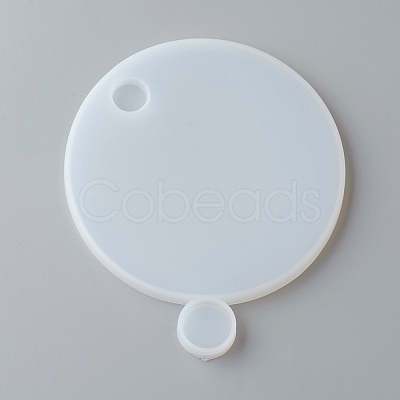 Round Lid Silicone Molds AJEW-D046-01-1