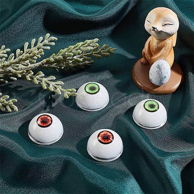 PandaHall Elite 2Pairs 2 Colors Plastic Craft Eyes DIY-PH0010-17B-1