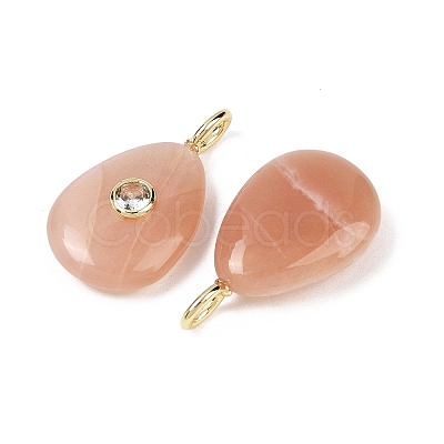 Natural Sunstone Pendants G-H322-01G-06-1