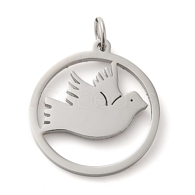 Non-Tarnish 304 Stainless Steel Pendants STAS-C086-05I-P-1