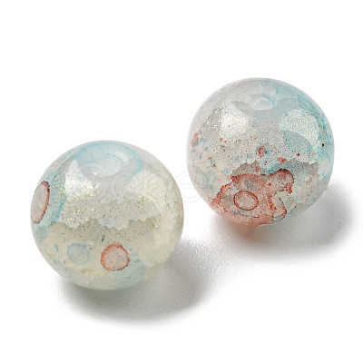 Transparent Crackle Glass Beads LS-GLAA-D012-02C-1