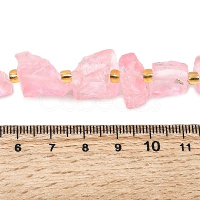 Raw Rough Natural Quartz Crystal Beads Strands G-Z131-J01-07-1