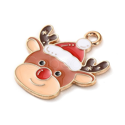 Alloy Enamel Pendants ENAM-B030-02G-06-1