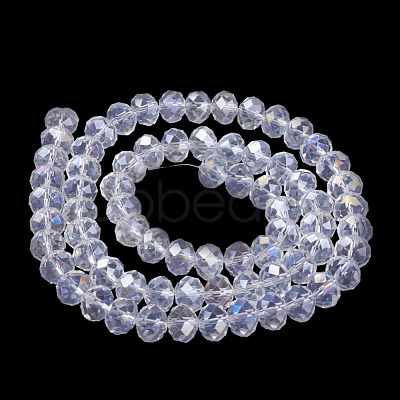 Anti-Tarnish Electroplate Glass Beads Strands GR12MMY-01AB-1