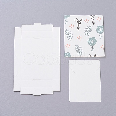 Kraft Paper Boxes and Necklace Jewelry Display Cards LS-CON-L016-A06-1