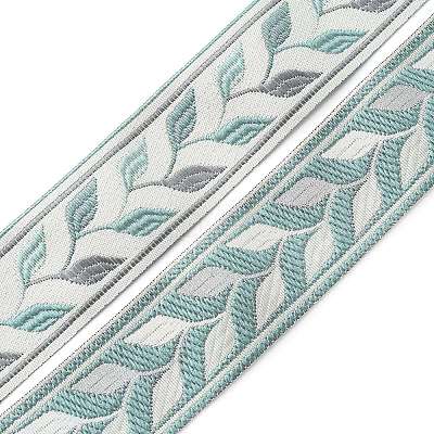 Embroidery Polyester Ribbon LS-OCOR-WH0033-88C-1