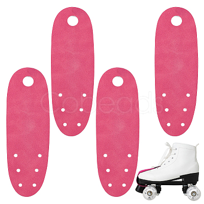 Suede Flat Toe Guard Protectors AJEW-WH0270-860B-05-1