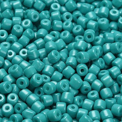 Baking Paint Pearlized Glass Seed Beads SEED-C001-04A-06-1