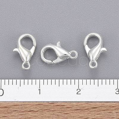 Zinc Alloy Lobster Claw Clasps E103-S-1