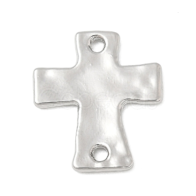 Alloy Textured Religion Cross Links Connector Charms FIND-Z127-01P-01-1