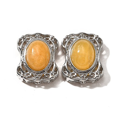 Natural Yellow Jade Multi-Strand Links KK-M304-05P-06-1