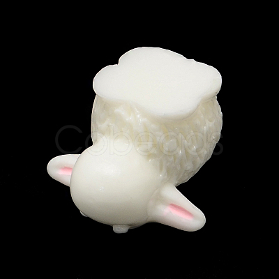Sheep Resin Cabochons CRES-R183-36-1