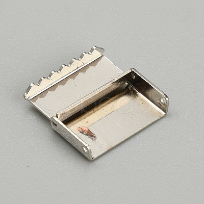Zinc Alloy Ribbon Crimp Ends FIND-WH0126-13E-P-1