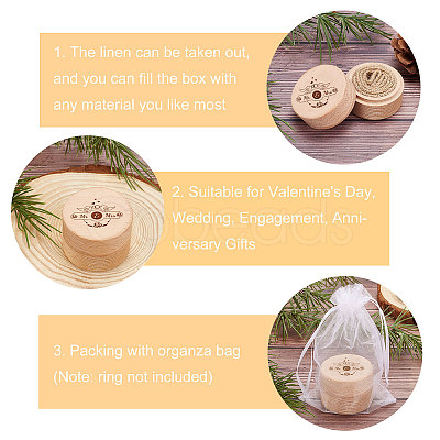 Wood Ring Box OBOX-WH0009-003-1