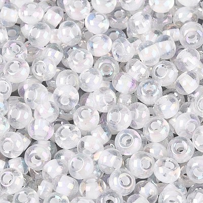 FGB Inside Colours Transparent Glass Seed Beads SEED-T009-01L-1