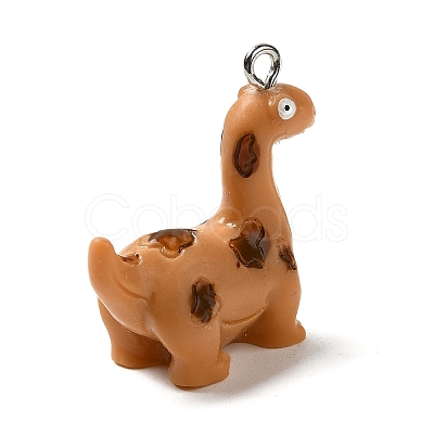 Opaque Resin Pendants RESI-P029-05P-C-1