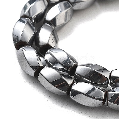 Electroplated Synthetic Non-magnetic Hematite Beads Strands G-P545-G02-02G-1
