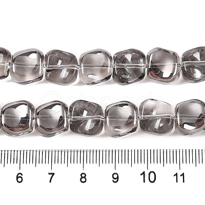 Electroplate Glass Beads Strands EGLA-N012-07Q-1