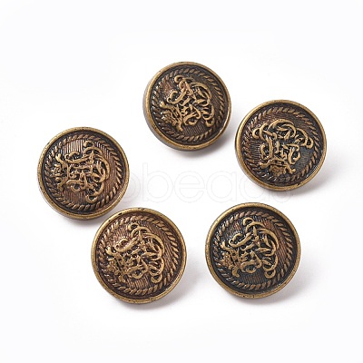 Plastic Shank Button BUTT-WH0014-13B-AB-1