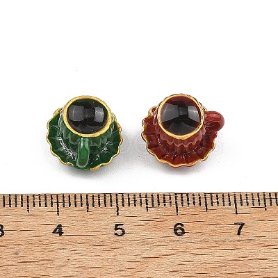 Coffee Cup Resin Miniature Ornaments DOLL-F001-01-1
