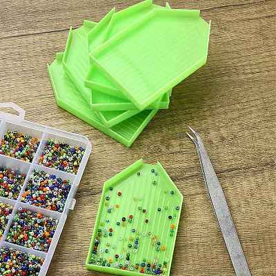 Arrow Shape Plastic Diamond Painting Tray Plate DIY-YW0008-21-1