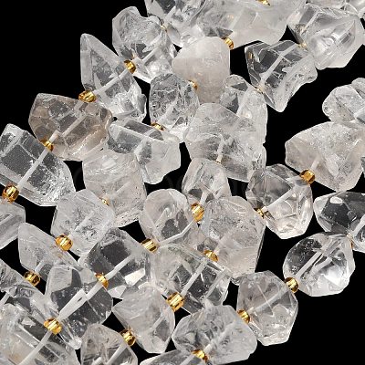 Natural Quartz Crystal Beads Strands G-F833-S01-01-1