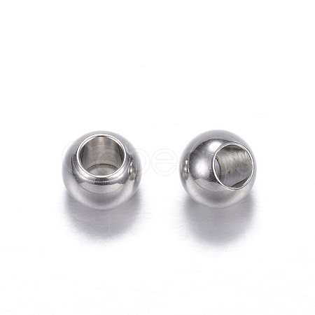 Tarnish Resistant 201 Stainless Steel Beads X-STAS-D447-35B-1