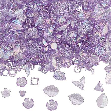 200g Transparent Acrylic Beads OACR-SP0001-86C-1