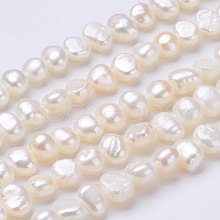 Natural Cultured Freshwater Pearl Beads Strands PEAR-P002-42-1