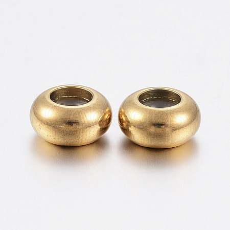 202 Stainless Steel Beads STAS-F148-9mm-07G-1
