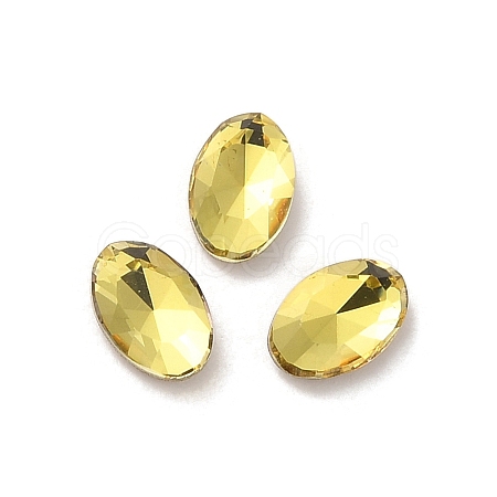 Glass Rhinestone Cabochons RGLA-P037-08A-D226-1