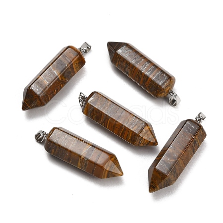 Natural Tiger Iron Pendants GG-CBAA0EE-02P-07-1