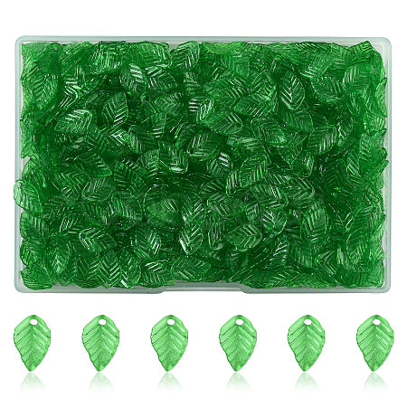 600Pcs Transparent Acrylic Charms TACR-FS0001-62-1