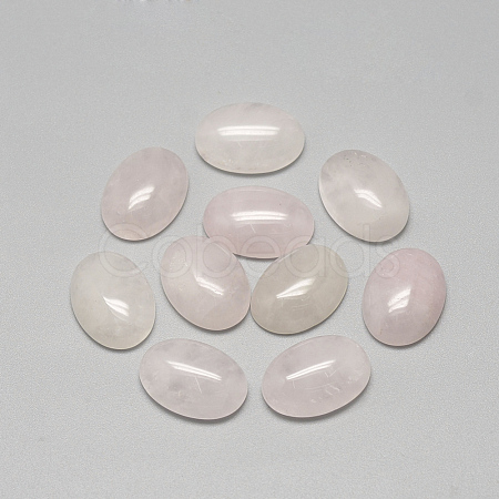 Natural Rose Quartz Cabochons X-G-R415-13x18-48-1