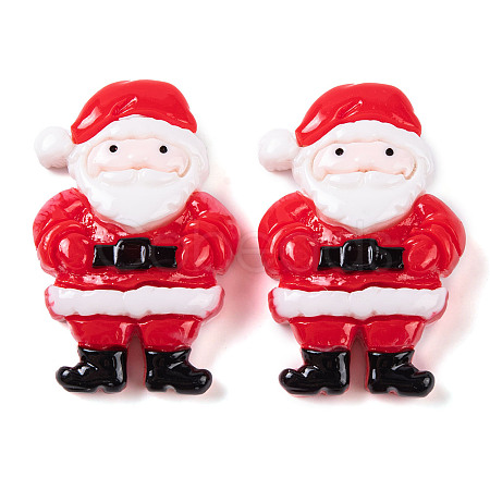 Christmas Decorations Theme Opaque Resin Decoden Cabochons RESI-Z026-01T-1