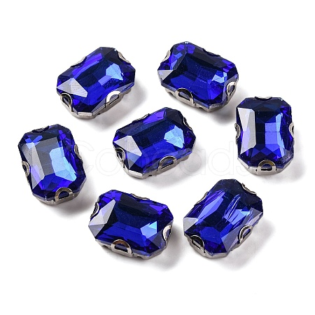 Rectangle Sew on Rhinestone RGLA-L028-05E-11-1