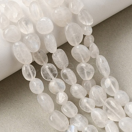 Grade A Natural Rainbow Moonstone Beads Strands GG-CBADF20-B12-A-1
