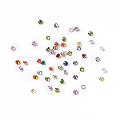 Mixed Grade A Diamond Shaped Cubic Zirconia Cabochons X-ZIRC-M002-2.5mm-1
