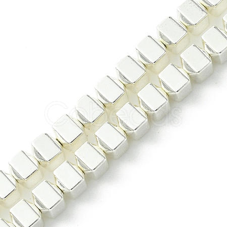 Electroplated Synthetic Non-Magnetic Hematite Beads Strands G-H020-I01-04-1