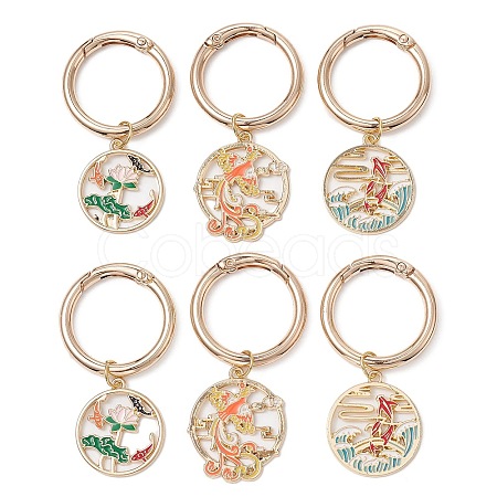 Alloy Enamel Shoe Charms HJEW-JM01094-1