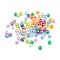 Eco-Friendly Transparent Acrylic Beads, Round, AB Color, Mixed Color, 5mm, Hole: 1.5mm, about 8400pcs/500g