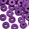 Handmade Polymer Clay Beads, for DIY Jewelry Crafts Supplies, Disc/Flat Round, Heishi Beads, Medium Orchid, 8x1mm, Hole: 2mm, about 13000pcs/1000g