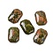 Natural Unakite Cabochons, Rectangle, 28.5~30x20~21x6~7mm